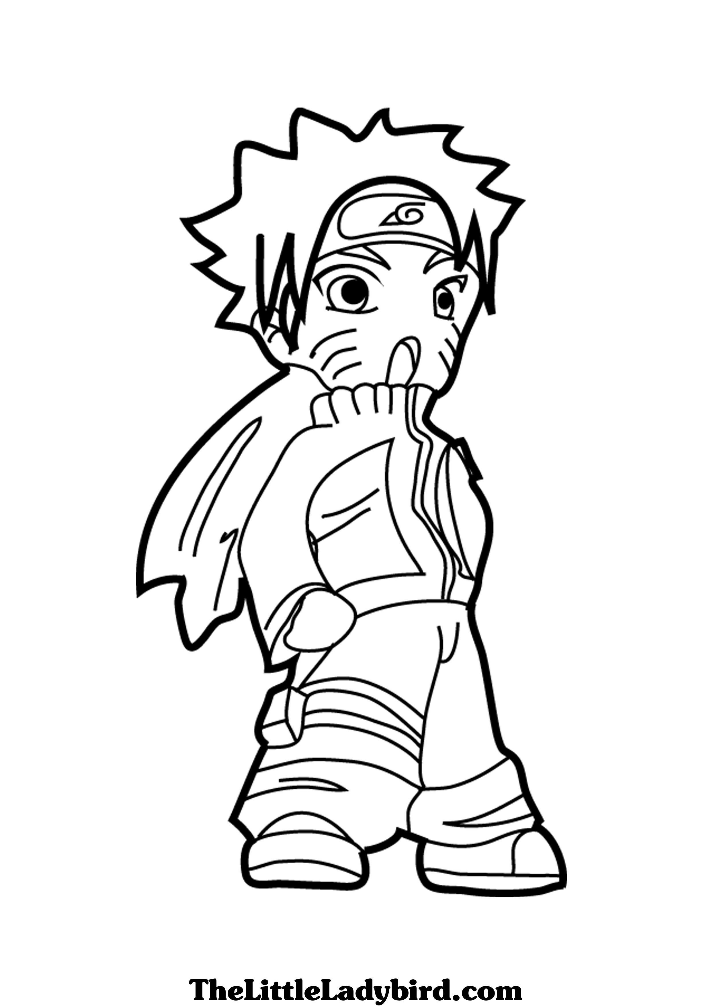 105+ Cheerful Naruto Coloring Pages Printable