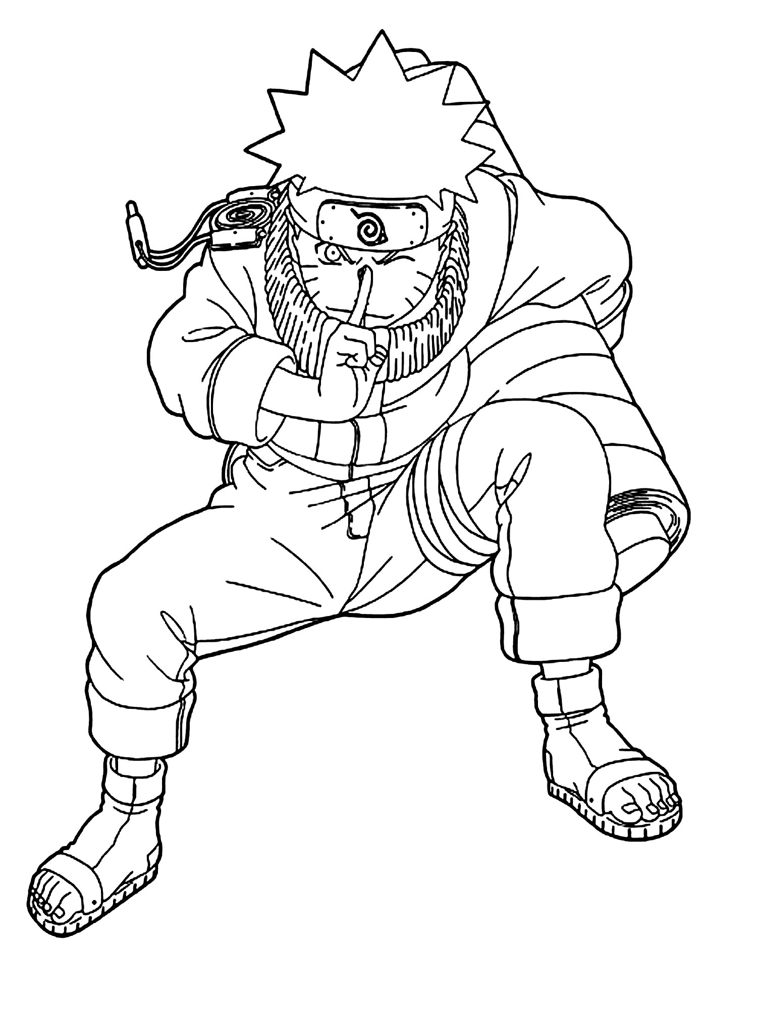 101+ Charming Naruto Coloring Pages Printable