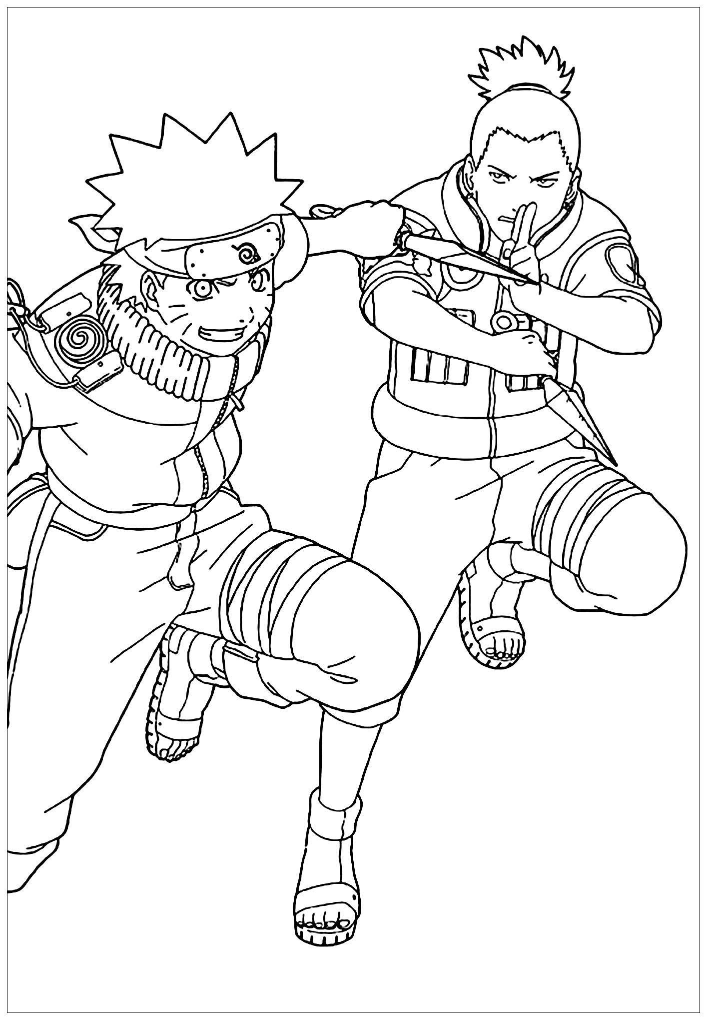 172+ Whimsical Naruto Coloring Pages Printable