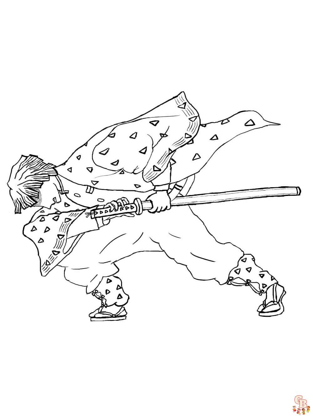 81+ Cute Anime Demon Slayer Coloring Pages Printable