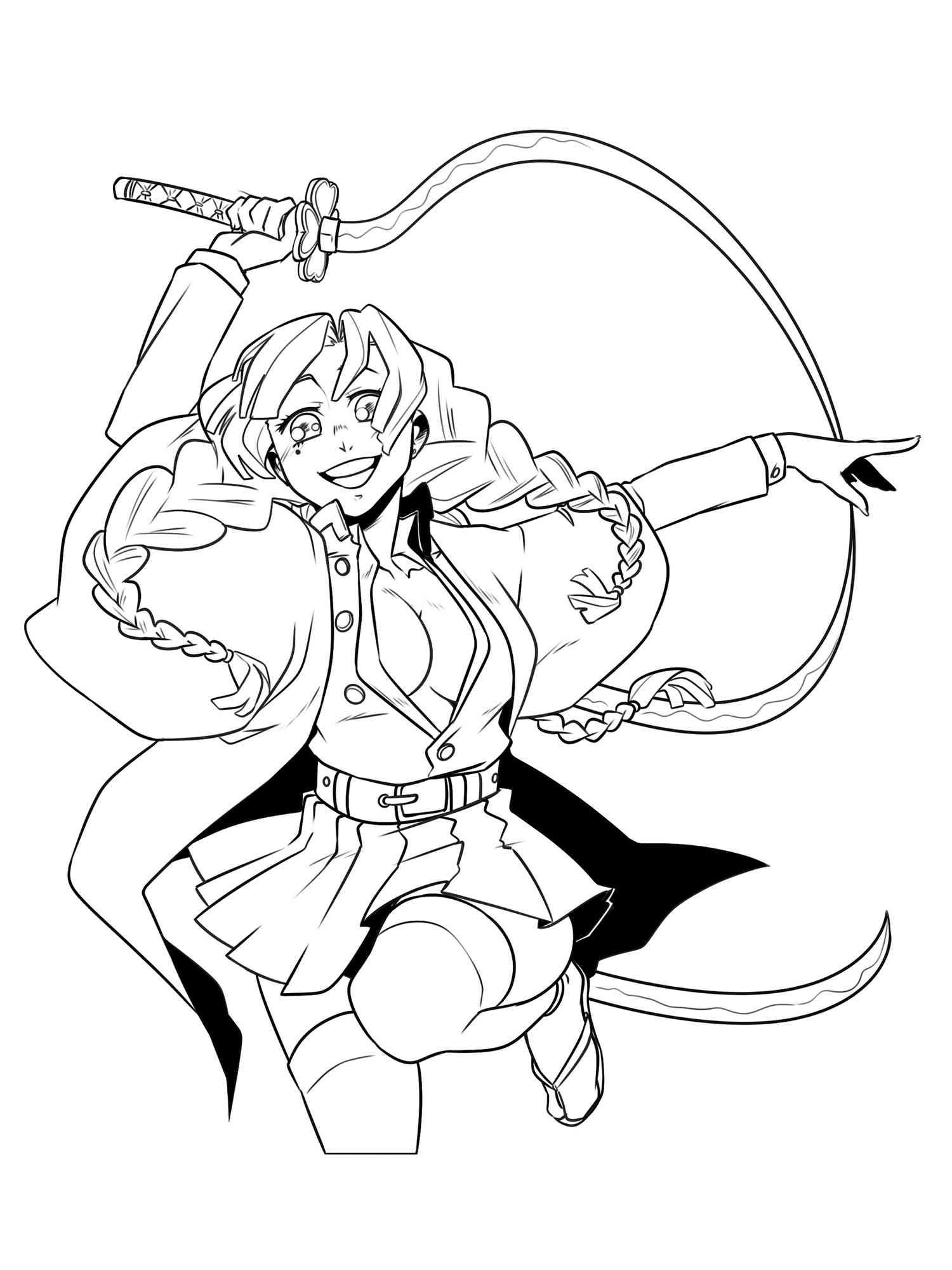 71+ Magical Demon Slayer Coloring Pages Printable