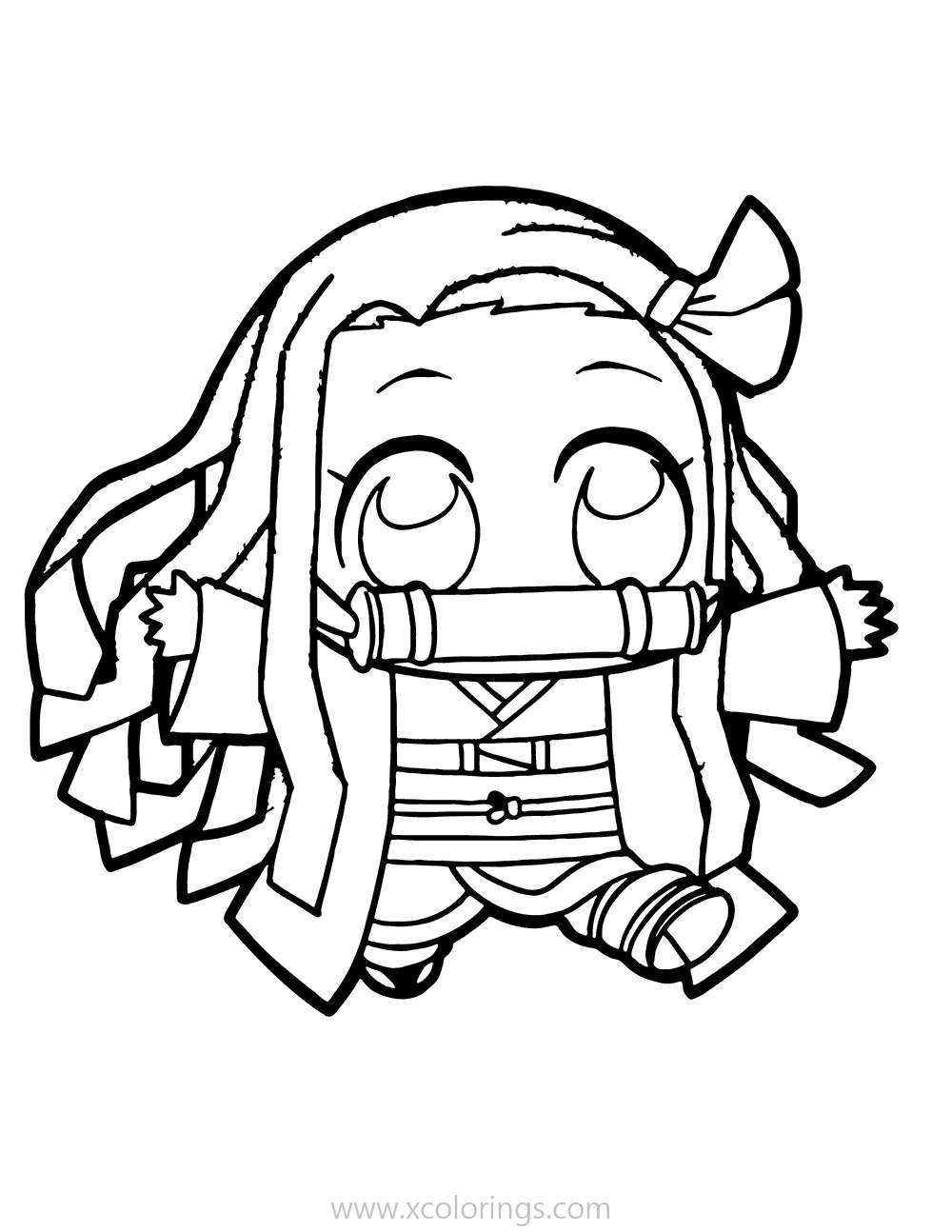 188+ Dazzling Anime Stickers Demon Slayer Coloring Pages Printable