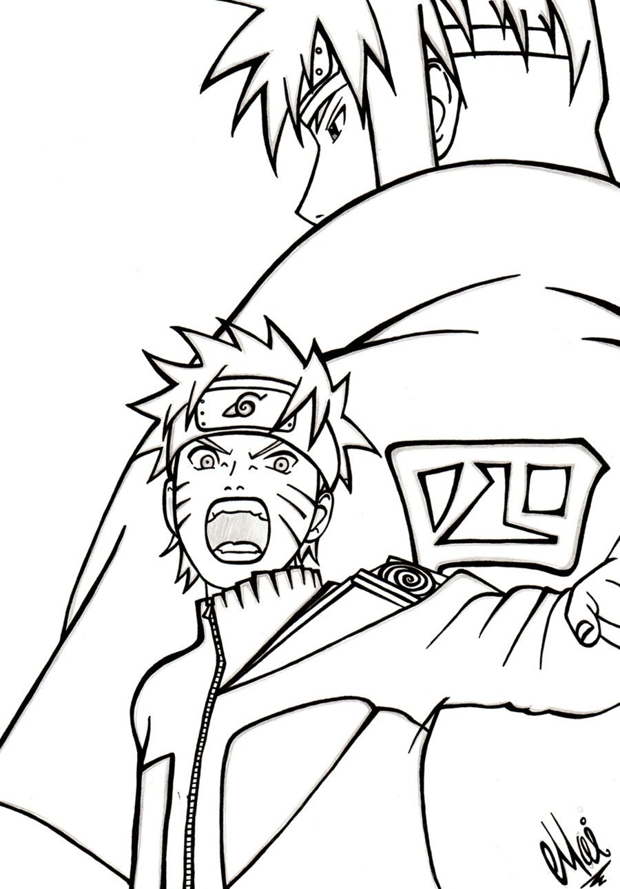 48+ Lovely Naruto Coloring Pages Printable