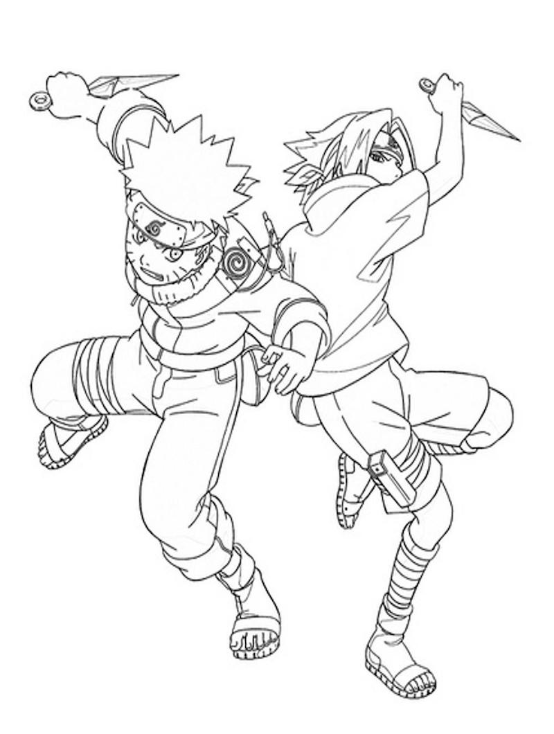 156+ Vibrant Naruto Coloring Pages Printable