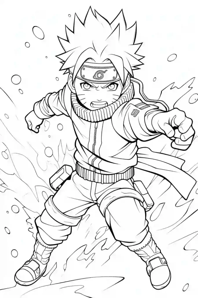 126+ Whimsical Naruto Coloring Pages Printable