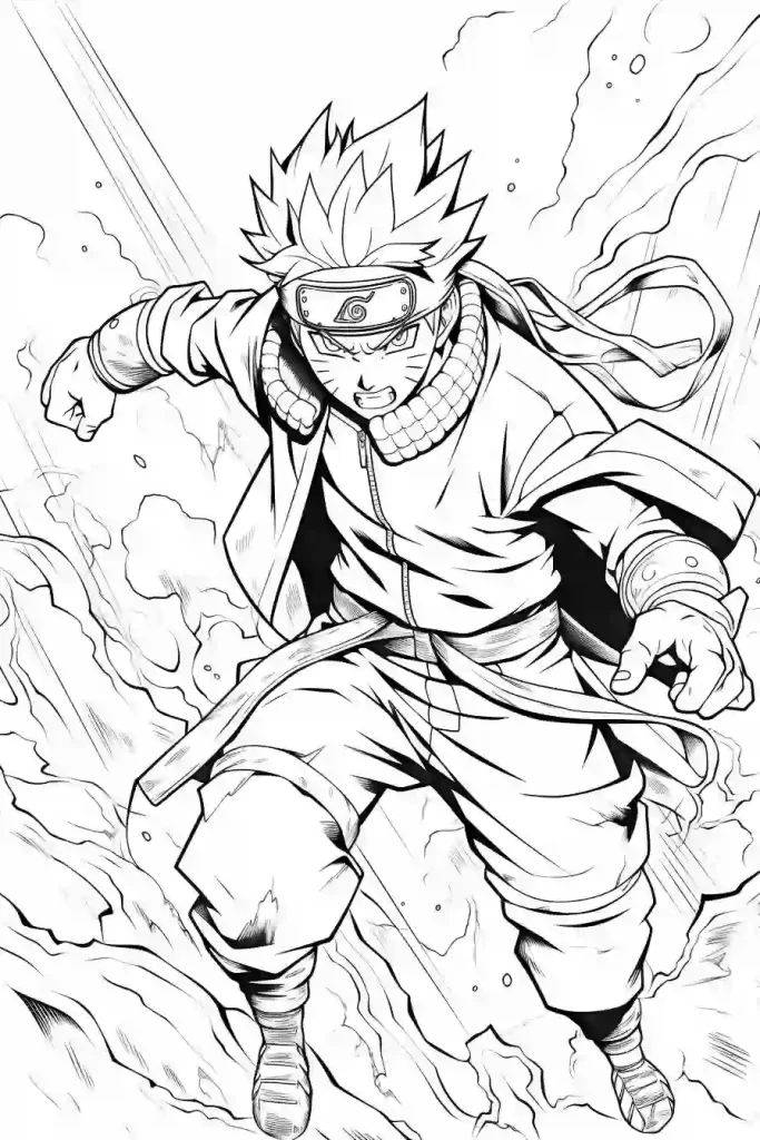 73+ Beautiful Naruto Coloring Pages Printable