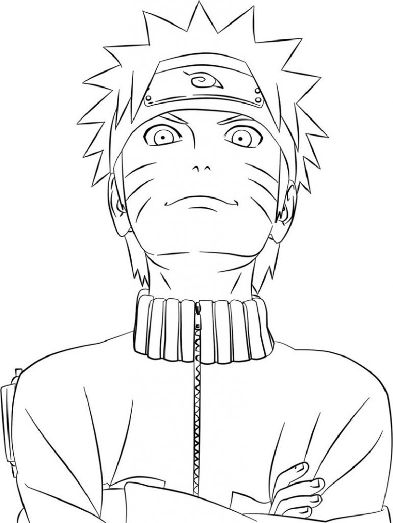 138+ Lovely Naruto Coloring Pages Printable