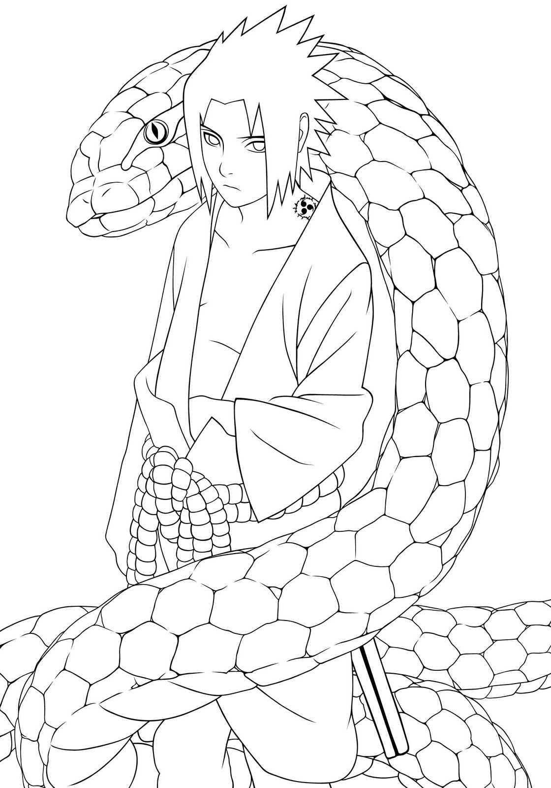 132+ Bright Naruto Coloring Pages Printable