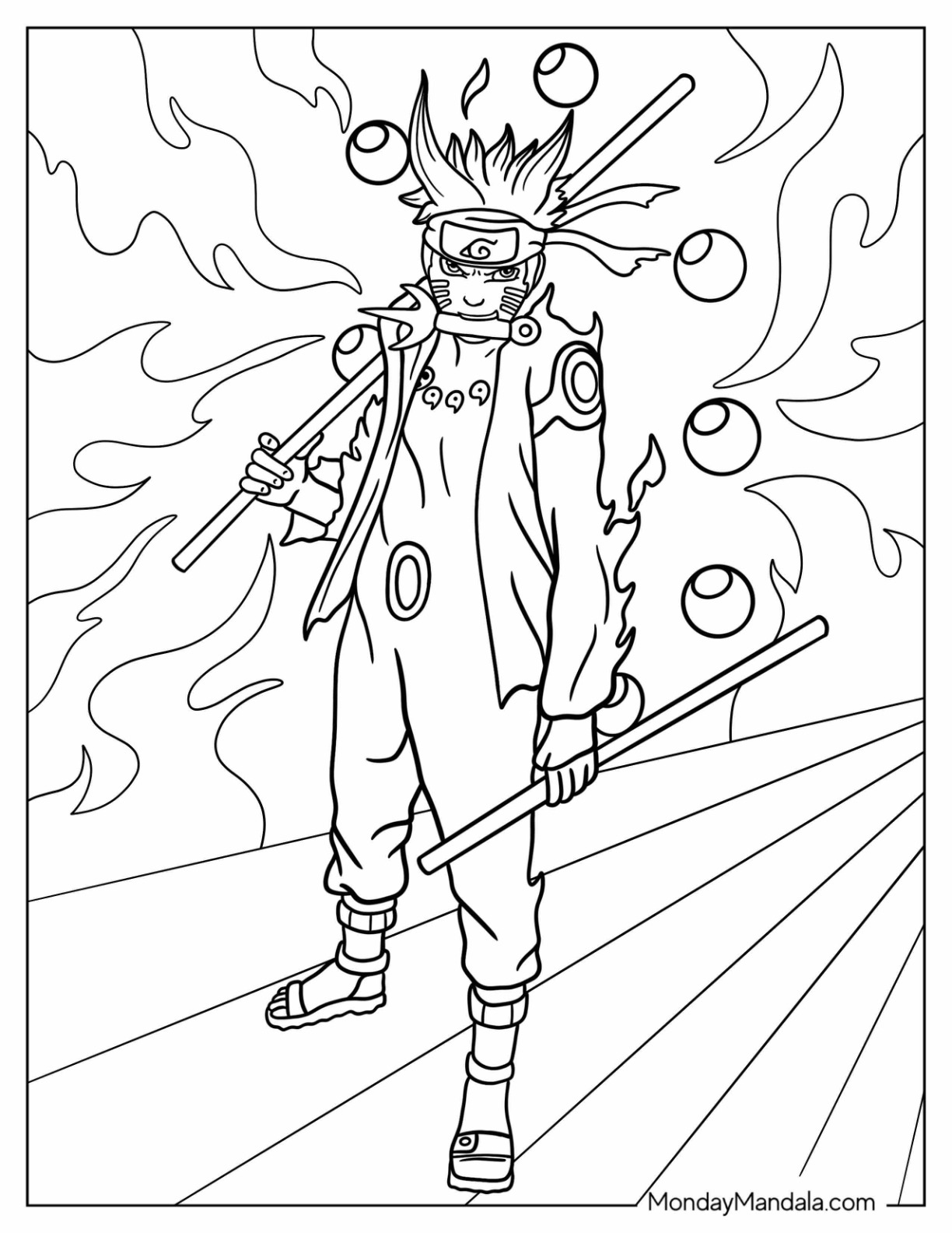 69+ Whimsical Naruto Coloring Pages Printable