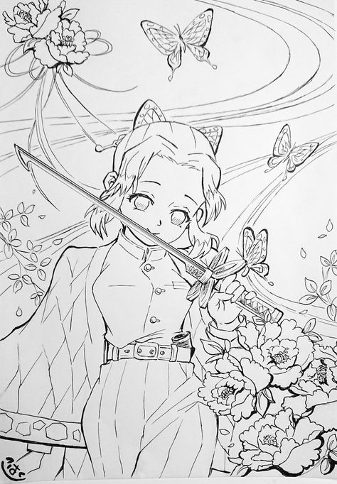 82+ Charming Demon Slayer Coloring Book Printable