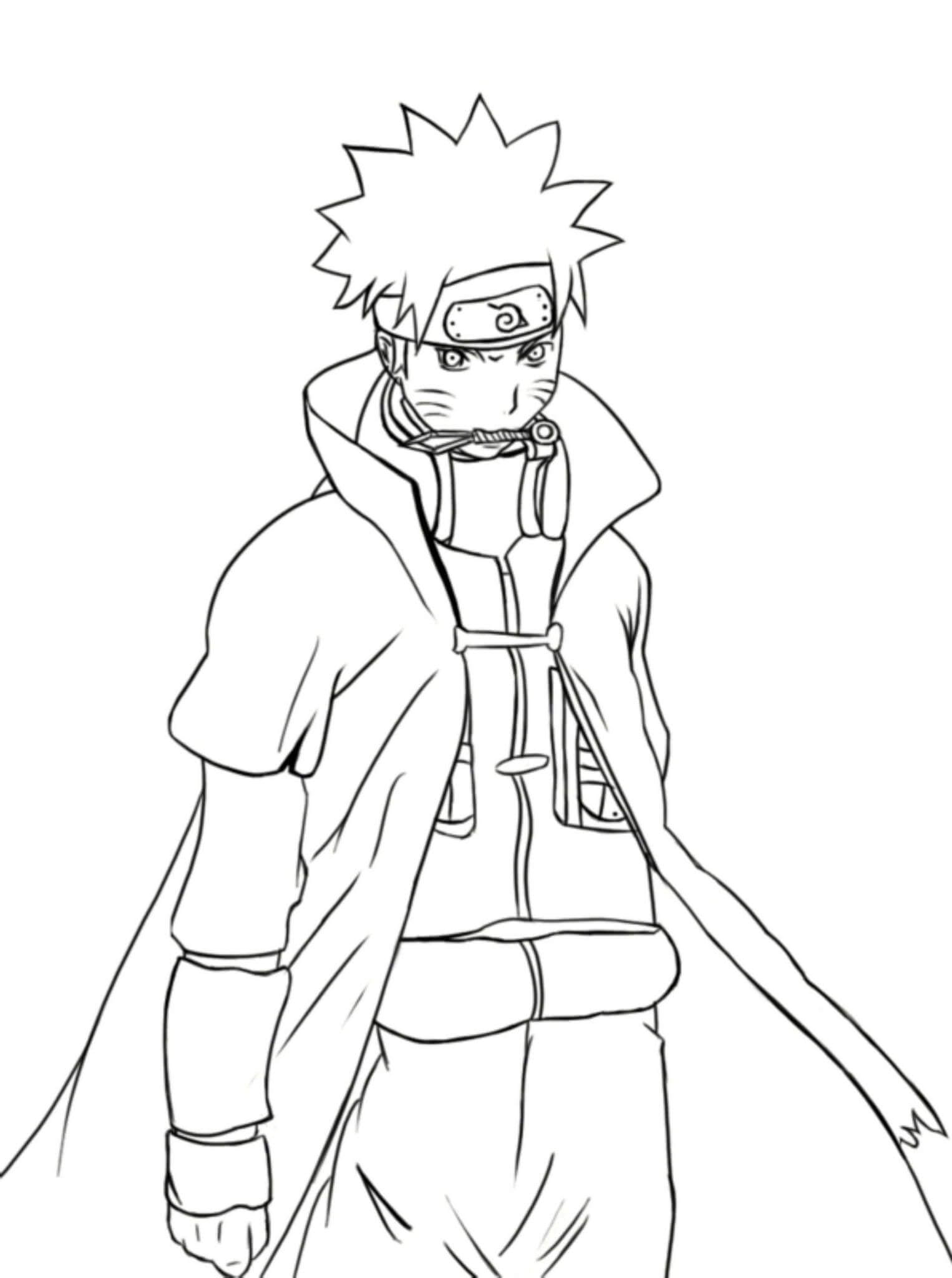 31+ Lovely Naruto Coloring Pages Printable