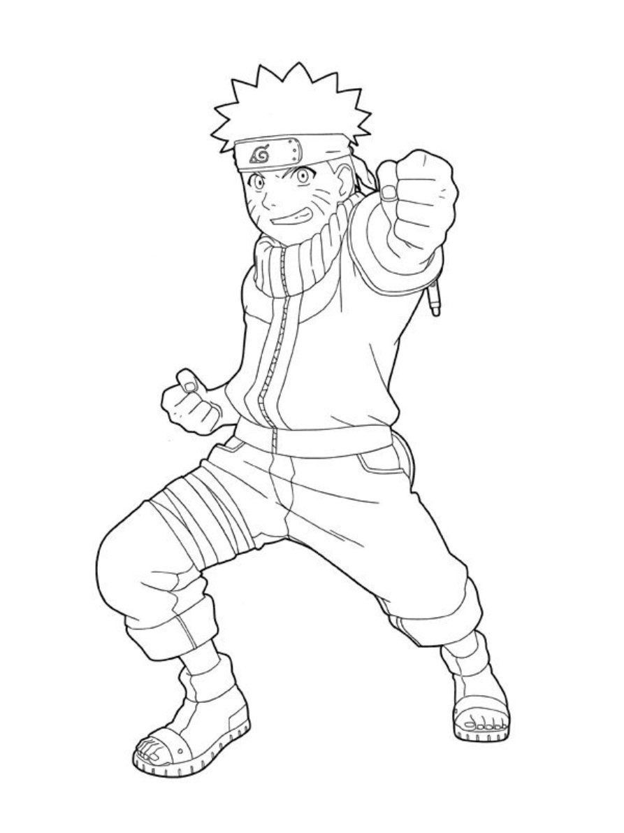 32+ Adorable Naruto Coloring Pages Printable