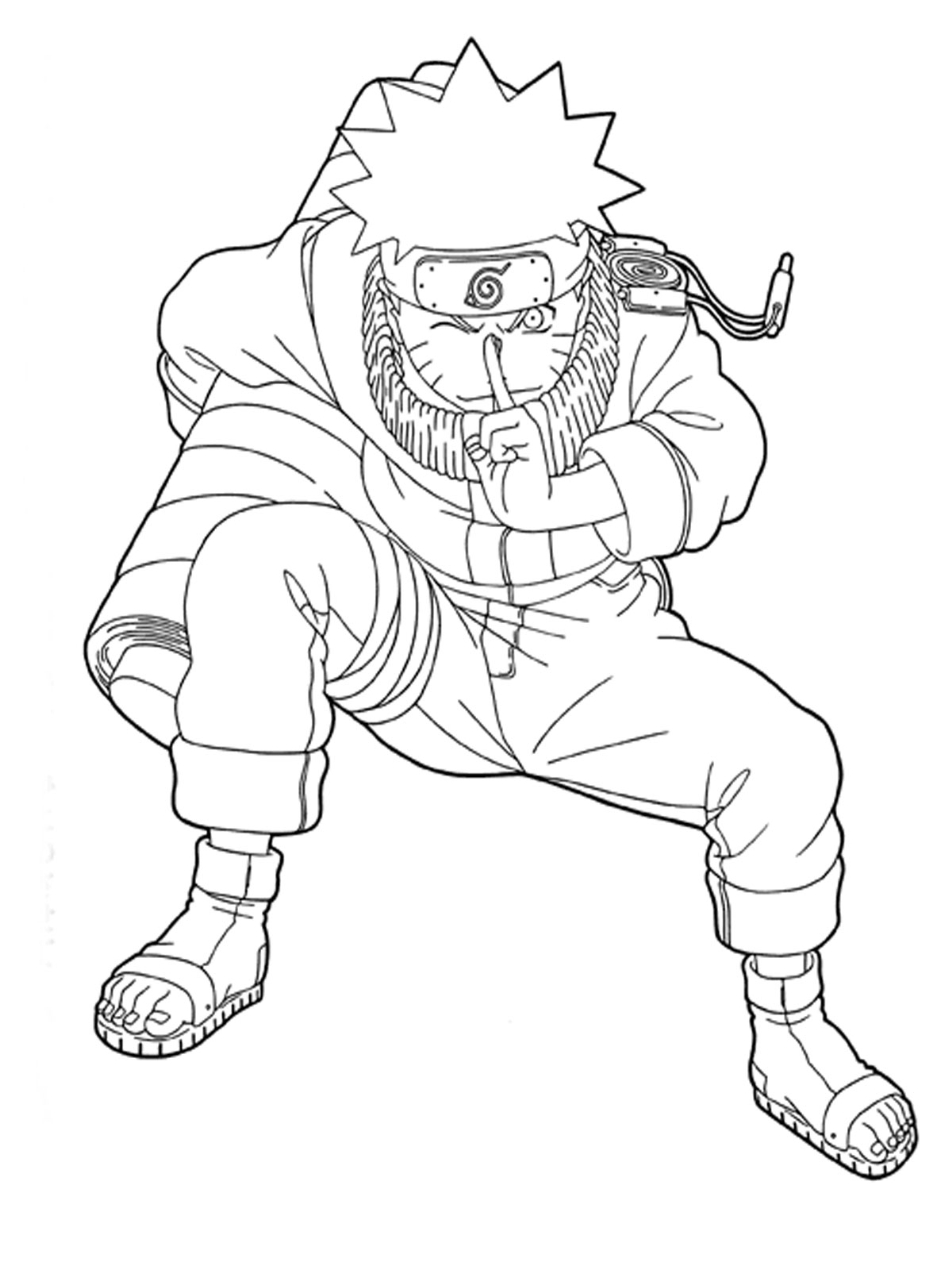 88+ Fun Naruto Coloring Pages Printable