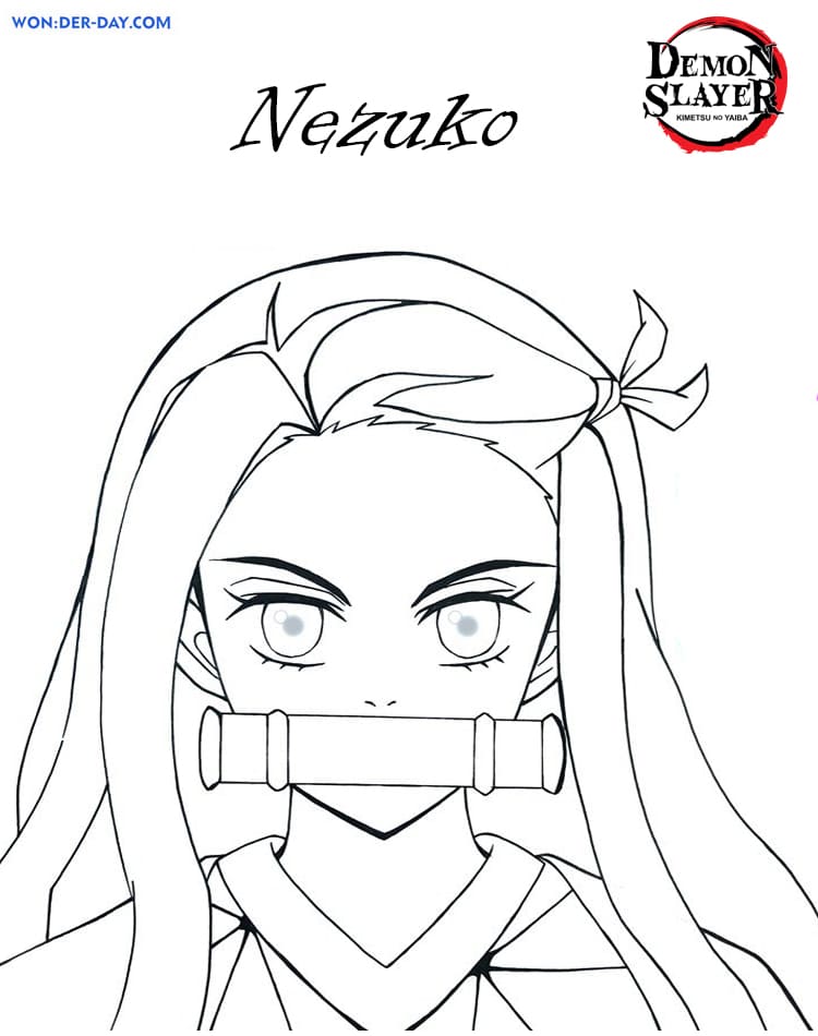 75+ Brightening Anime Demon Slayer Coloring Pages Printable