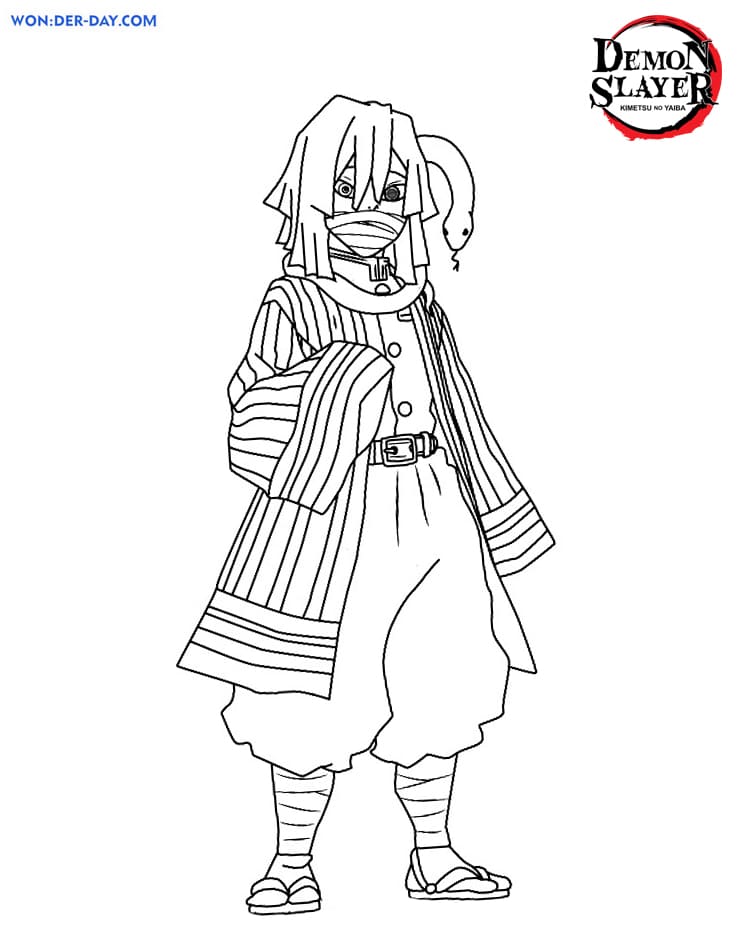 141+ Lovely Anime Demon Slayer Coloring Pages Printable