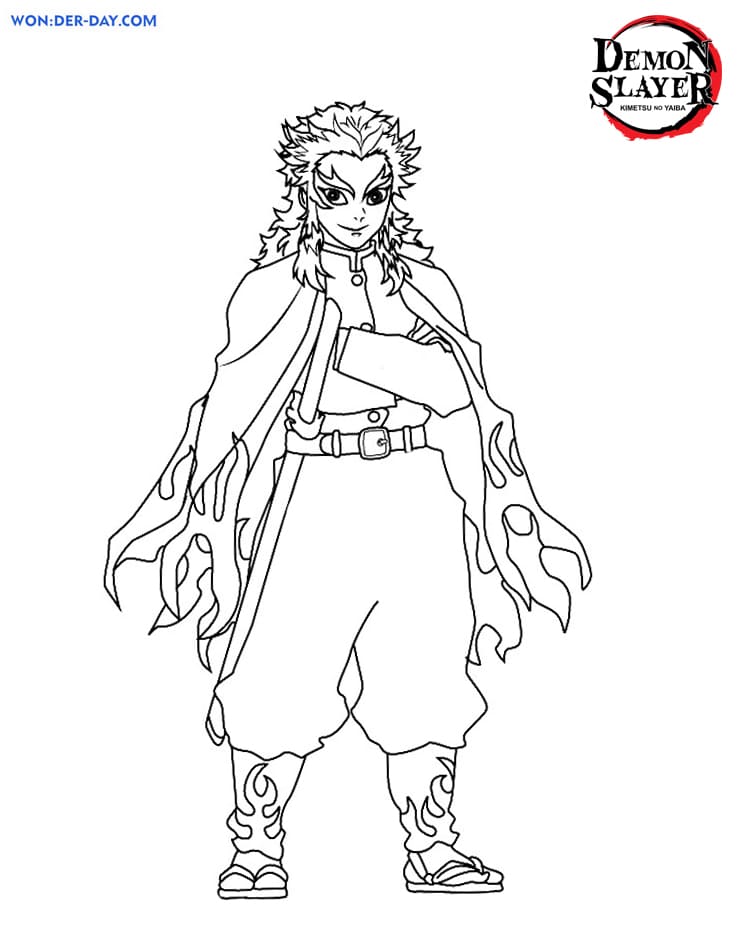 129+ Festive Anime Demon Slayer Coloring Pages Printable