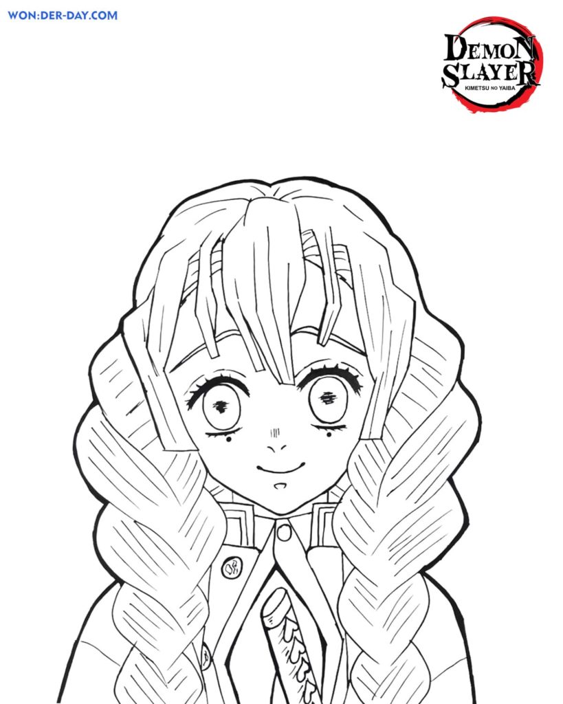 127+ Charming Anime Stickers Demon Slayer Coloring Pages Printable