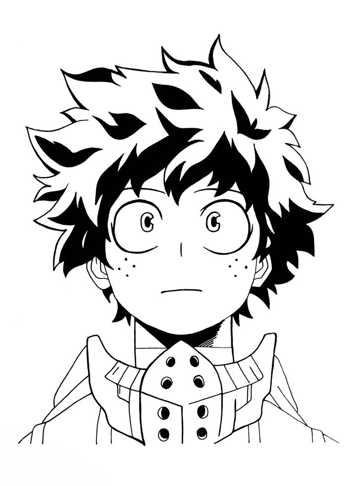 78+ Unique My Hero Academia Coloring Pages Printable