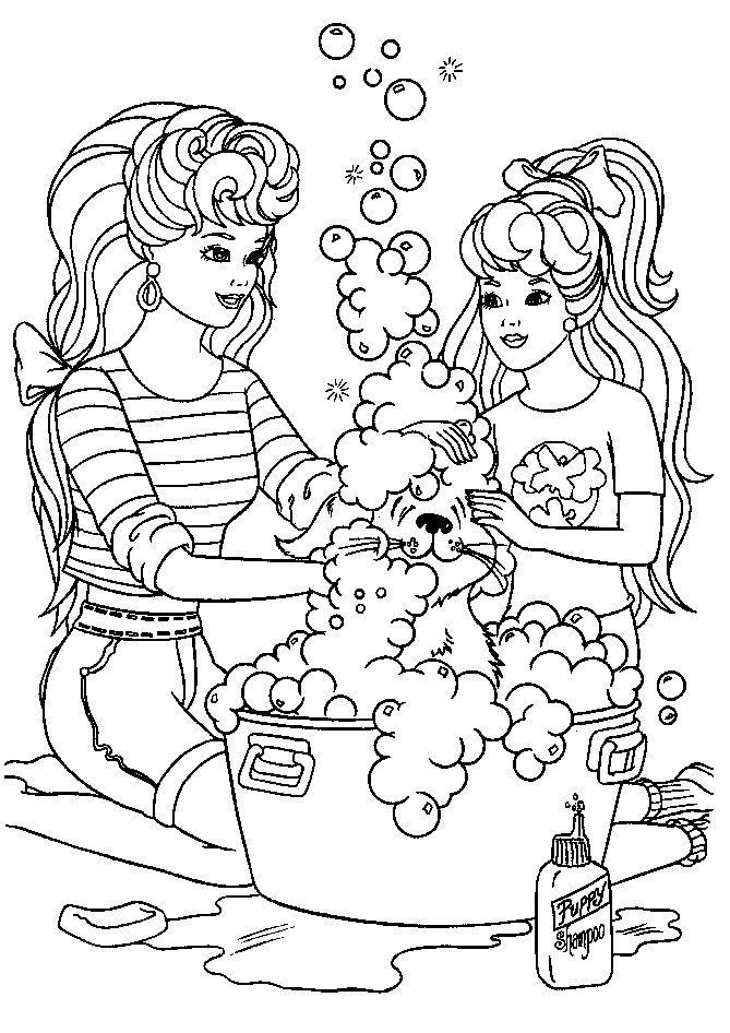 1+ Whimsical Barbie School Coloring Pages Printable