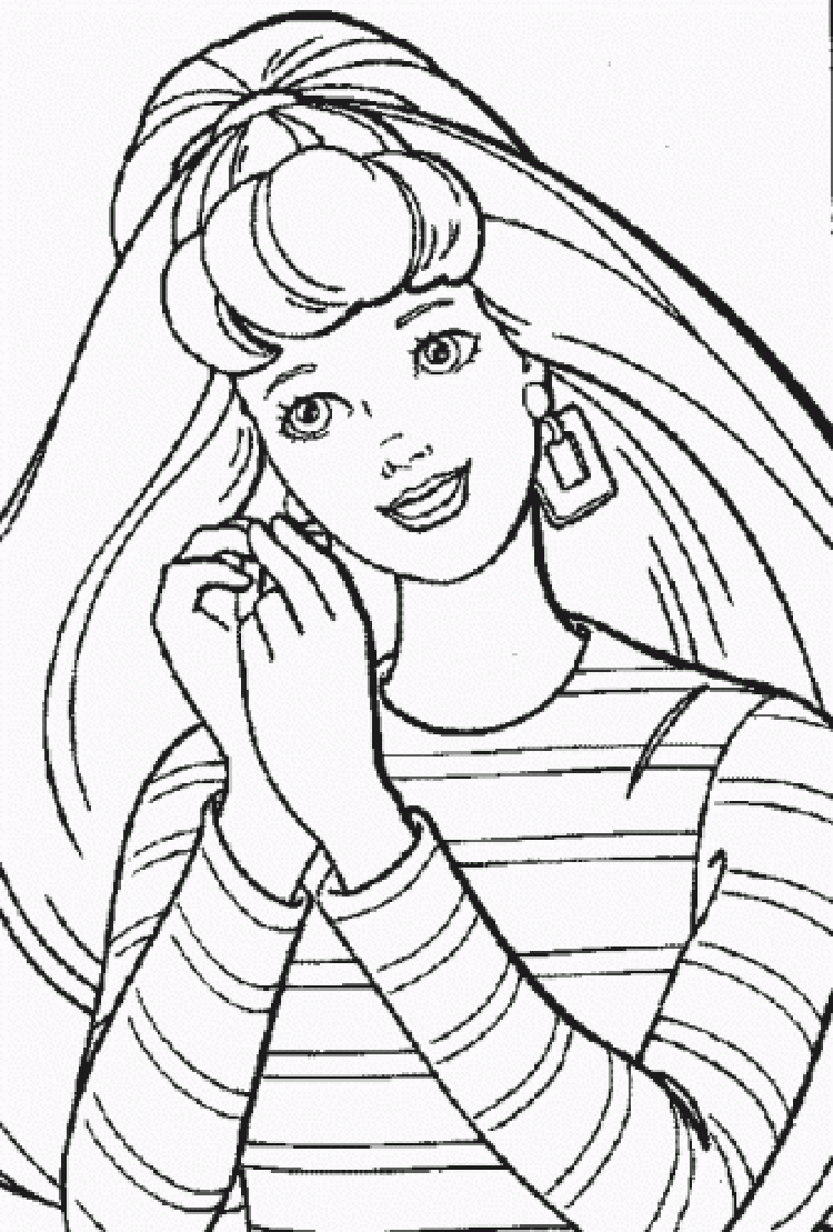 11+ Creative Barbie School Coloring Pages Printable