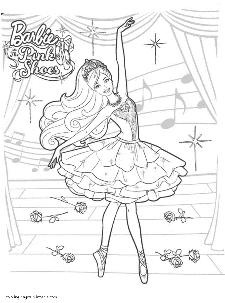 12+ Fun Barbie School Coloring Pages Printable