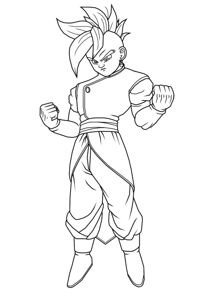 15+ Artistic Dragon Ball Coloring Pages Printable