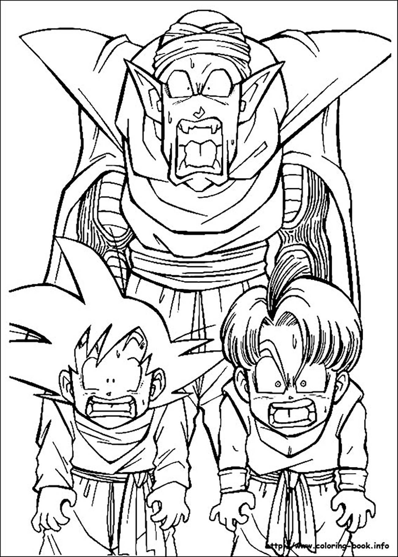 15+ Downloadable Dragon Ball Coloring Pages Printable