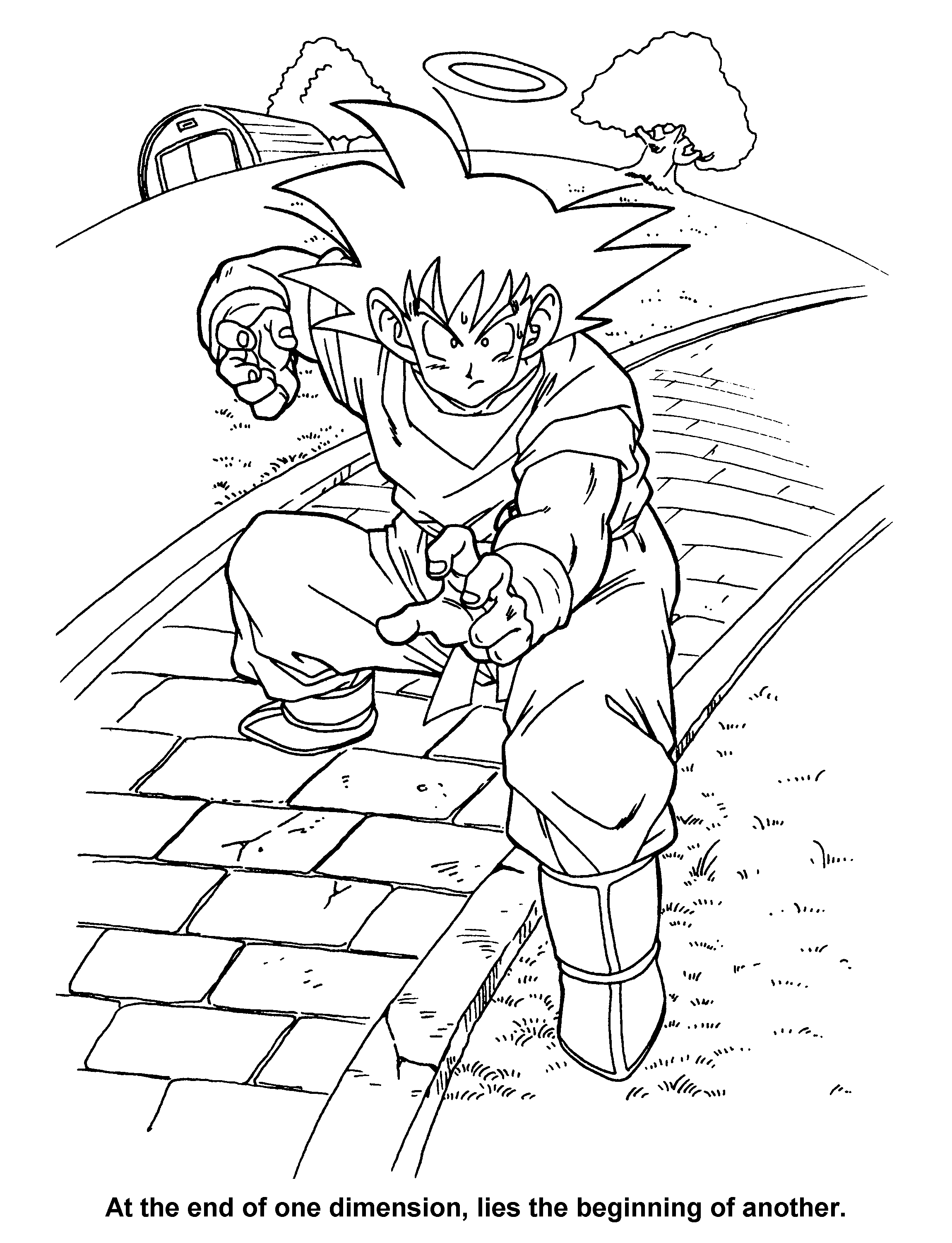 15+ Funtastic Dragon Ball Coloring Pages Printable