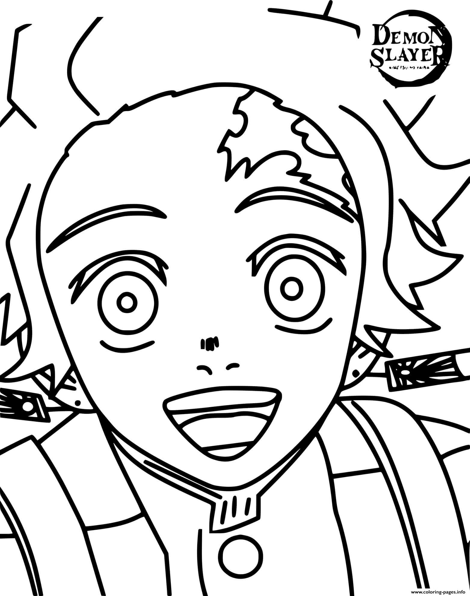 158+ Cheerful Demon Slayer Coloring Pages Sabito Printable