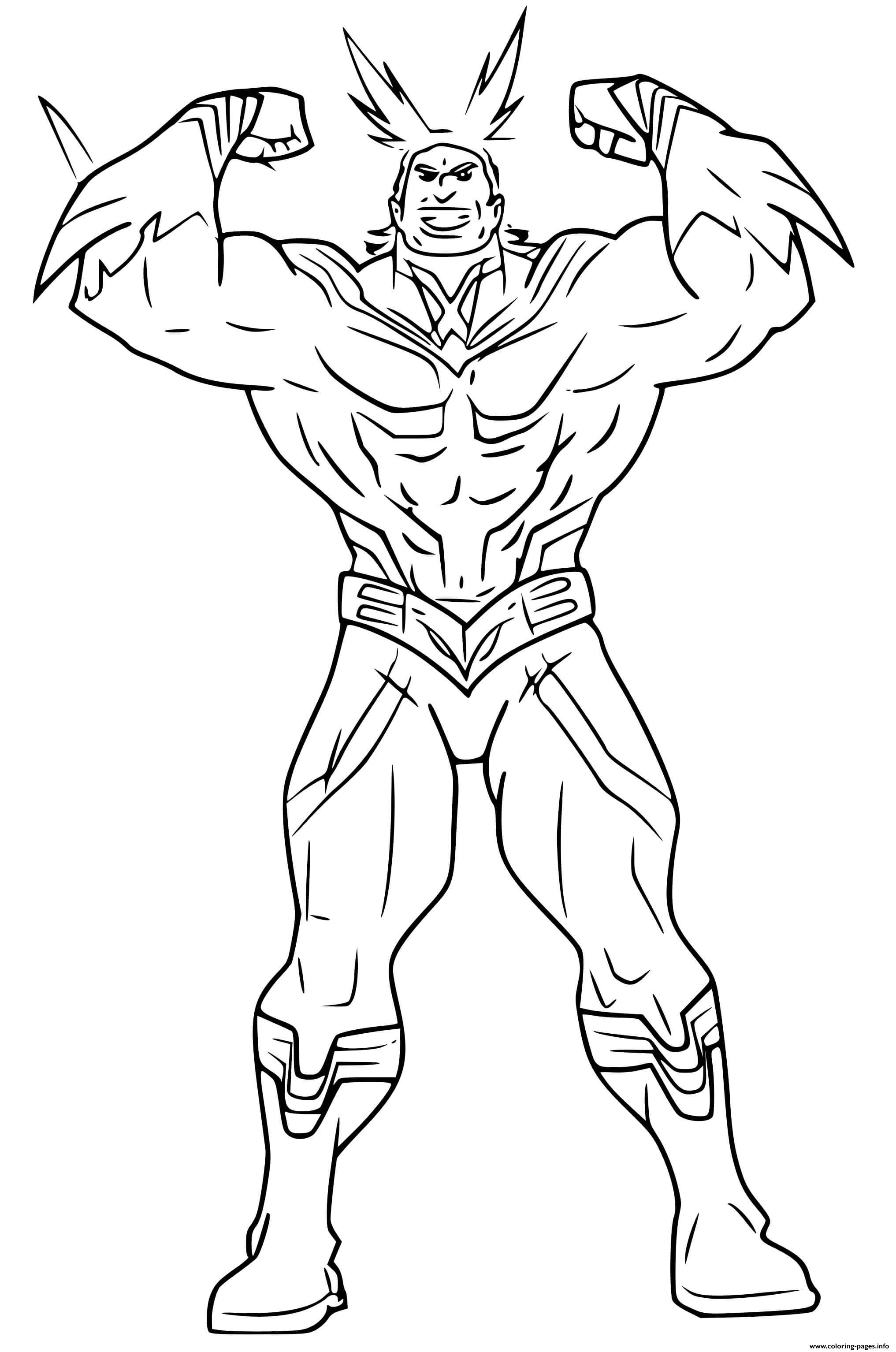 192+ Exciting My Hero Academia Coloring Pages Printable