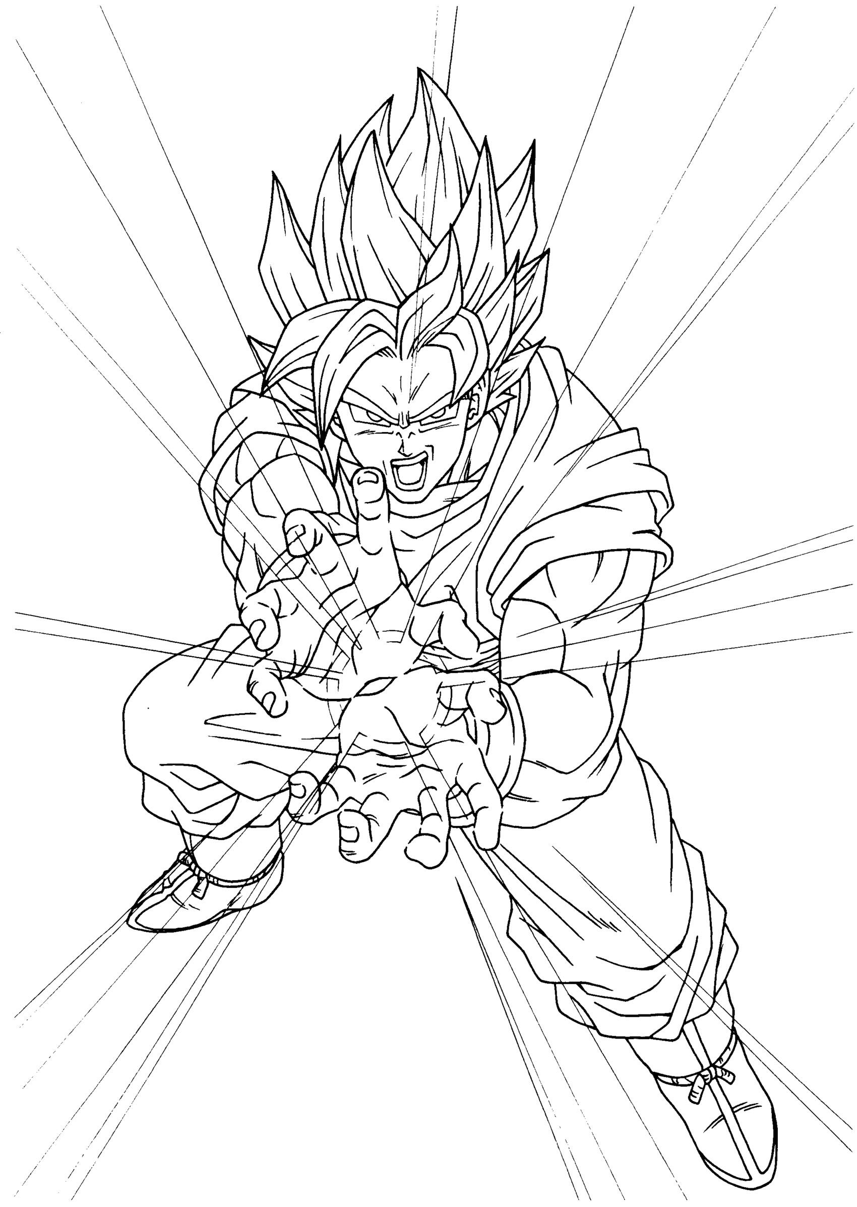 17+ Cheerful Dragon Ball Coloring Pages Printable