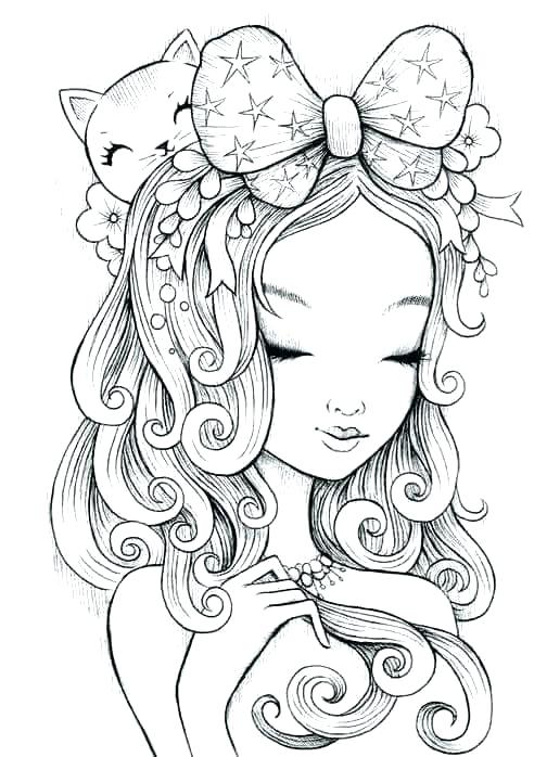 17+ Whimsical Anime Manga Coloring Pages Printable