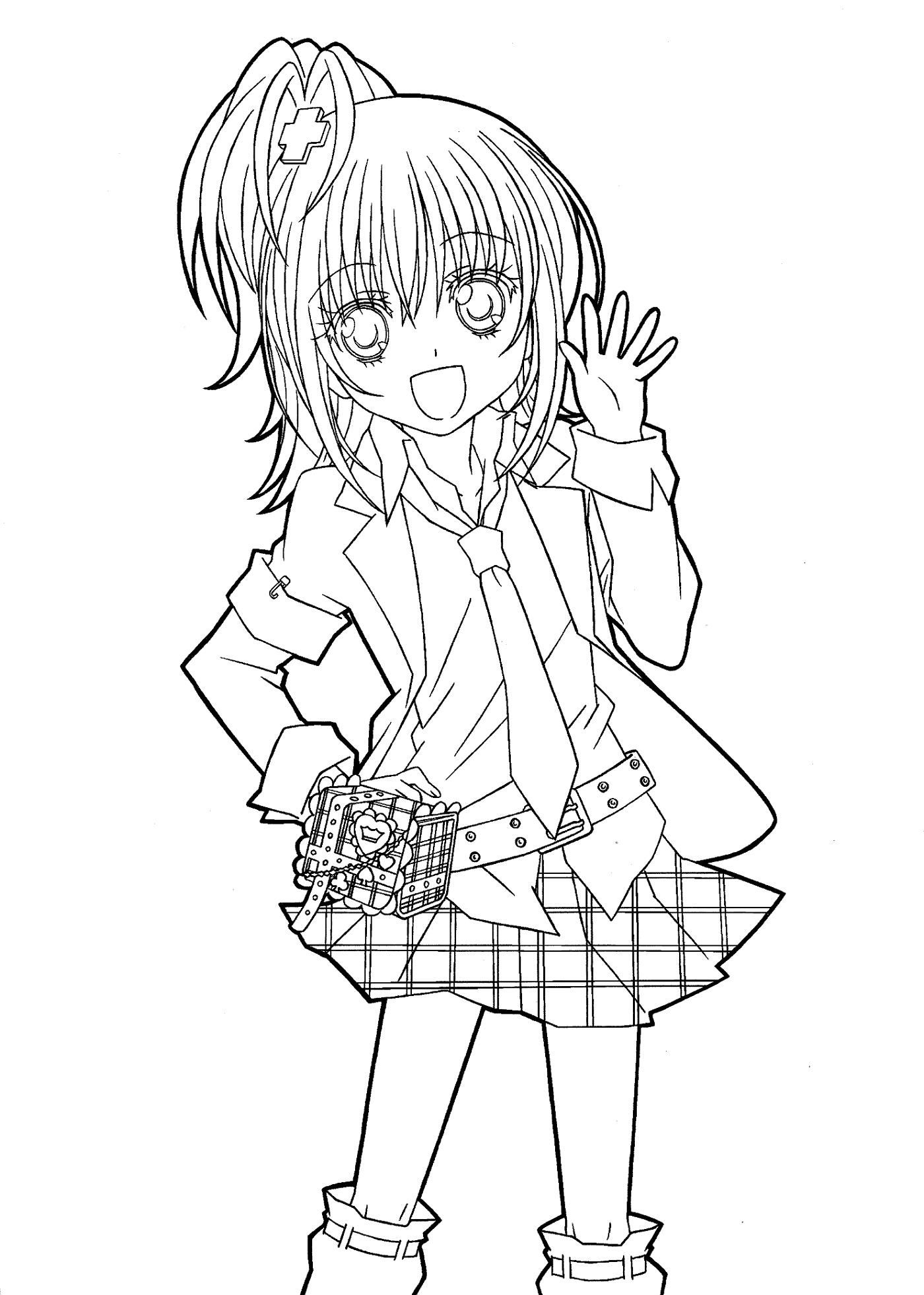 19+ Adorable Anime Manga Coloring Pages Printable