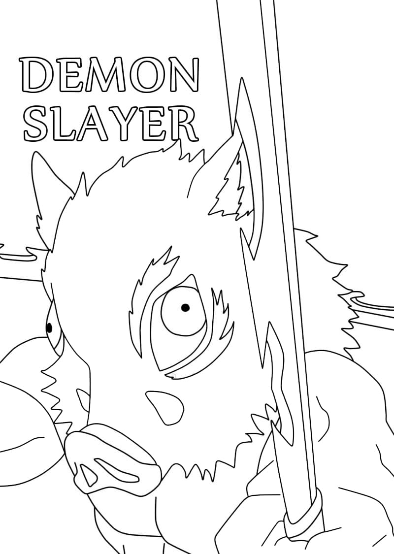 20+ Entertaining Demon Slayer Stencil Coloring Pages Printable