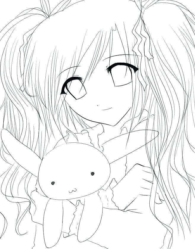 21+ Aesthetic Anime Manga Coloring Pages Printable