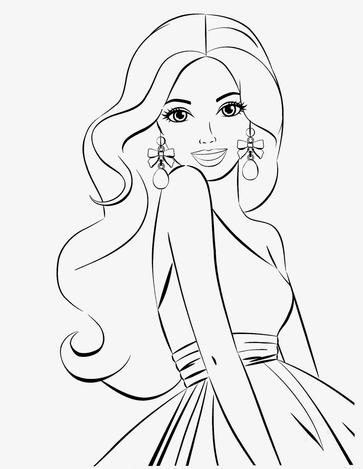 23+ New Barbie School Coloring Pages Printable