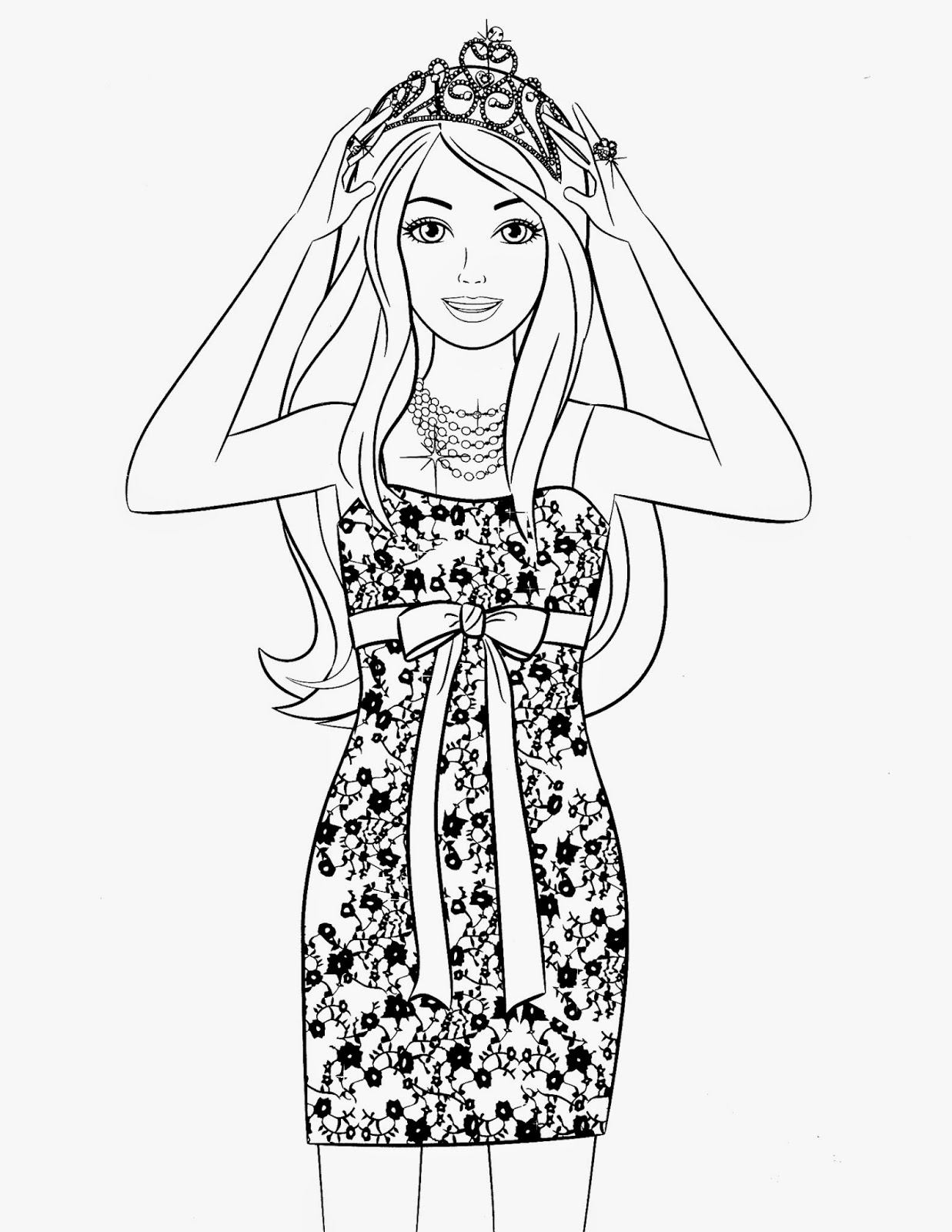 25+ Lovely Barbie School Coloring Pages Printable