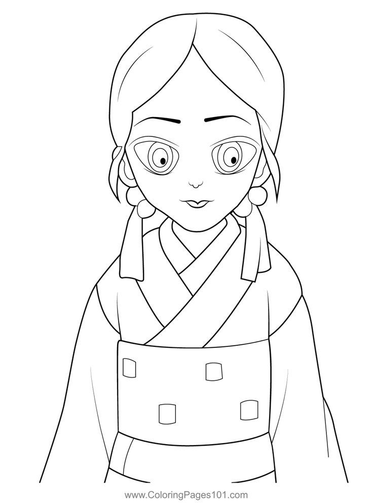 26+ Inspiring Sango Demon Slayer Coloring Pages Printable