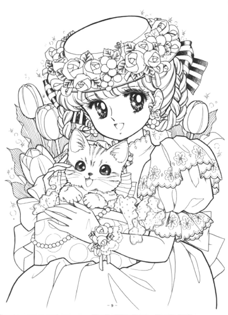 26+ Top Anime Manga Coloring Pages Printable