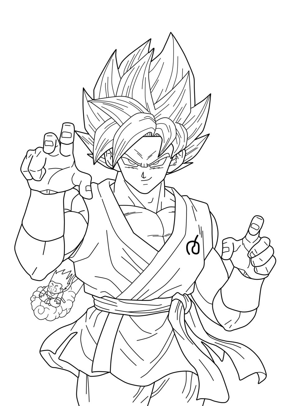 27+ Engaging Dragon Ball Coloring Pages Printable