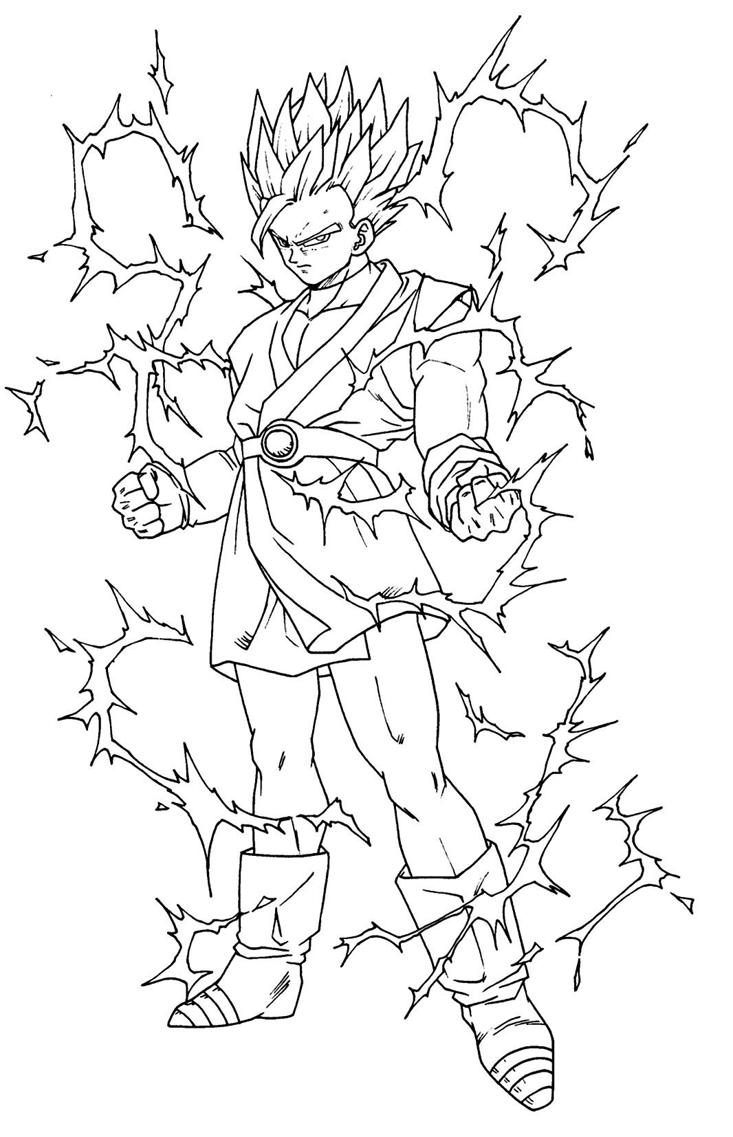 27+ Entertaining Dragon Ball Coloring Pages Printable