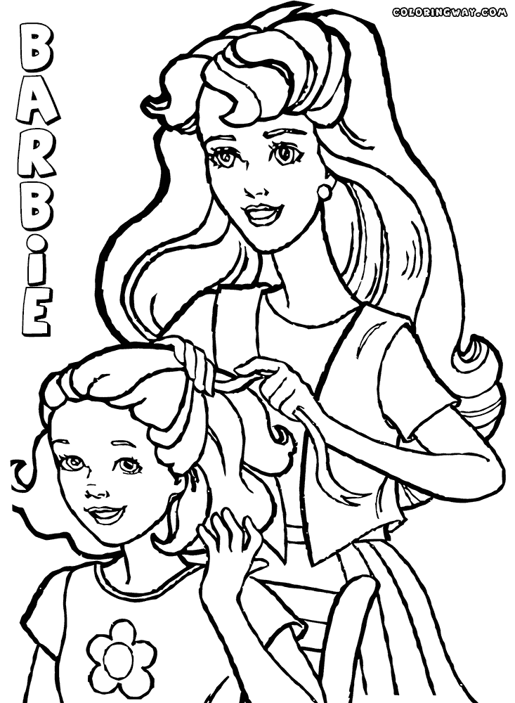 27+ Ultimate Barbie School Coloring Pages Printable