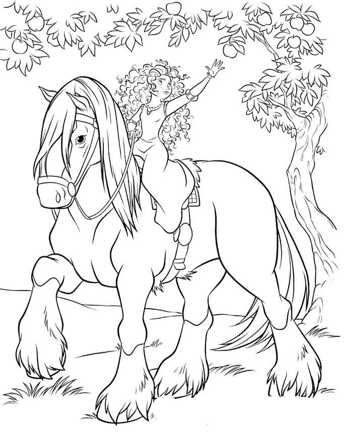 33+ Happy Princess Horse Coloring Pages Printable