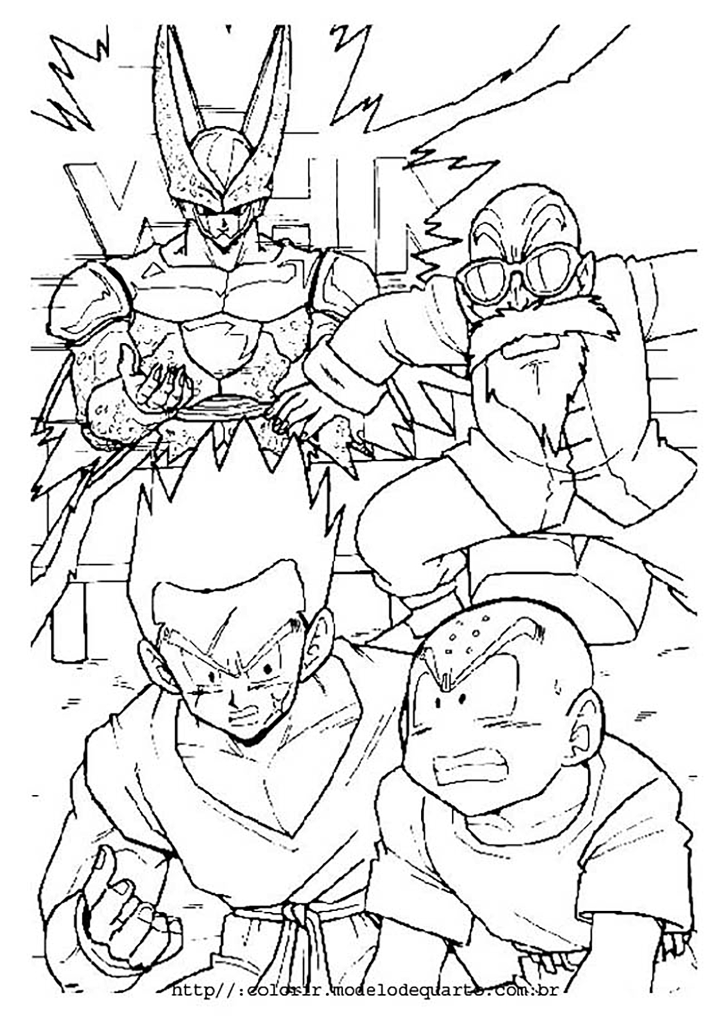 34+ Adorable Dragon Ball Coloring Pages Printable