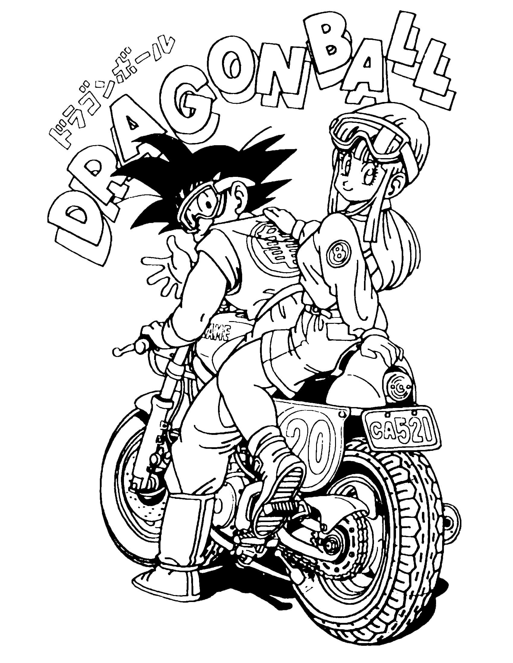 37+ Easy Dragon Ball Coloring Pages Printable