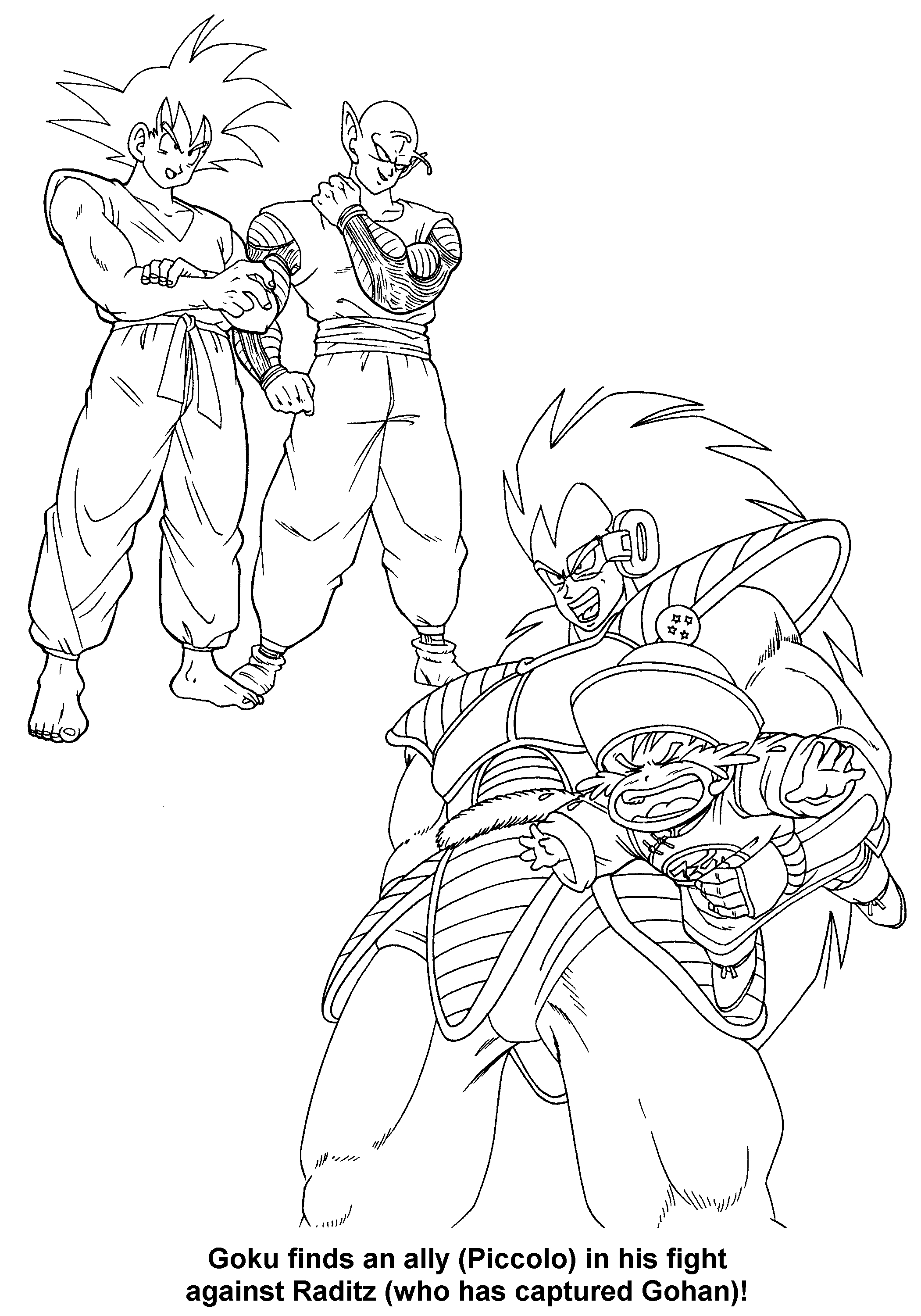 39+ Artistic Dragon Ball Coloring Pages Printable