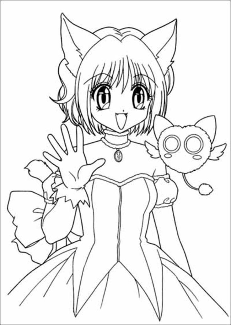 40+ Inspiring Anime Manga Coloring Pages Printable