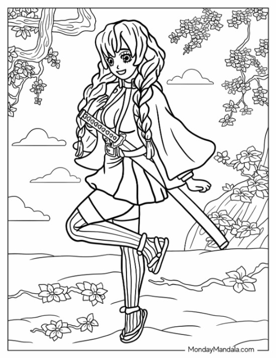 42+ Ultimate Demon Slayer Coloring Sheets Printable