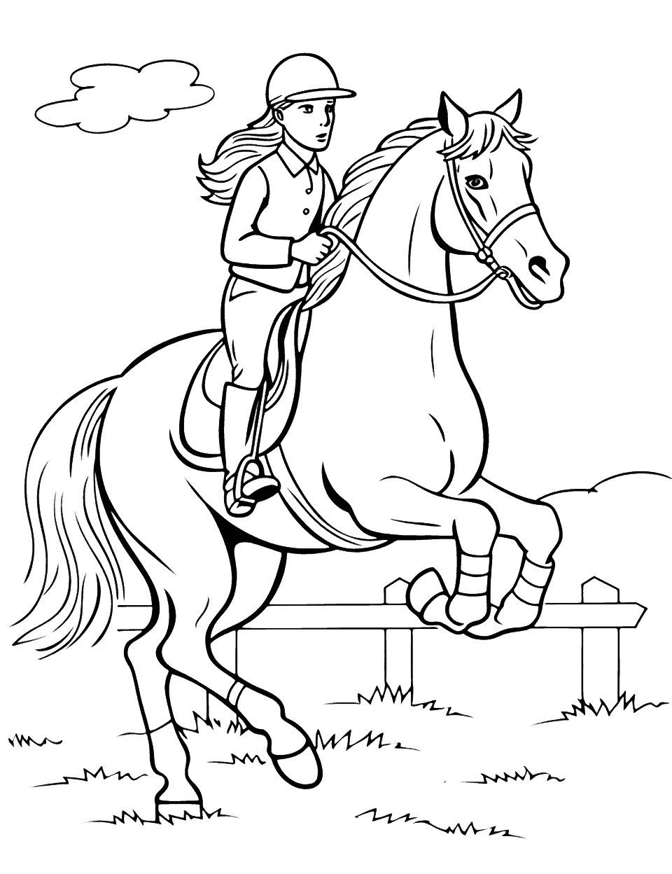 46+ Ultimate Princess Horse Coloring Pages Printable