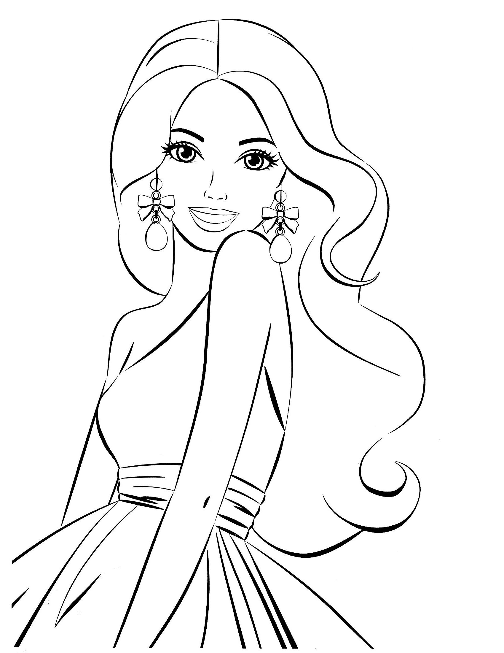 55+ Funtastic Barbie School Coloring Pages Printable